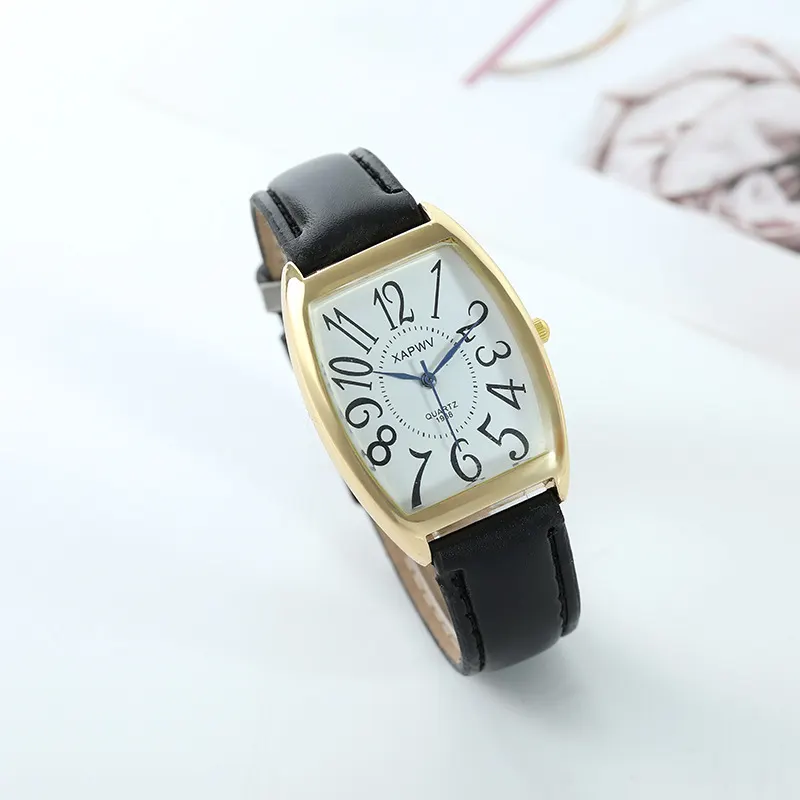 Square Ribbon Strap Watch