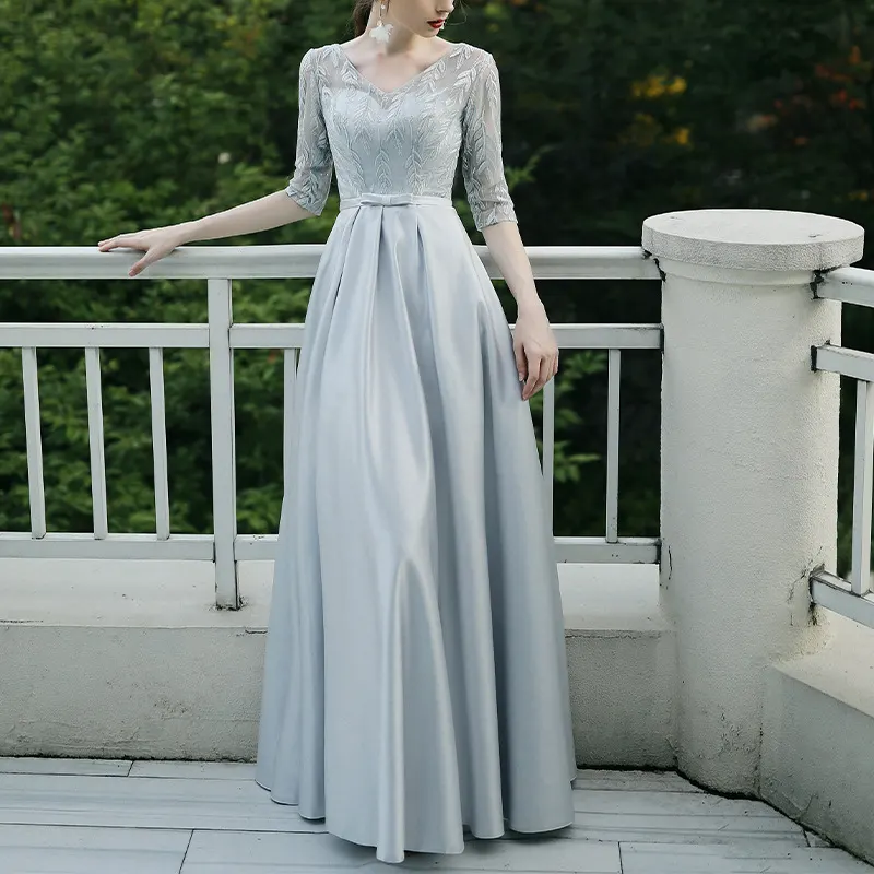 Sleeveless Long Evening Gown