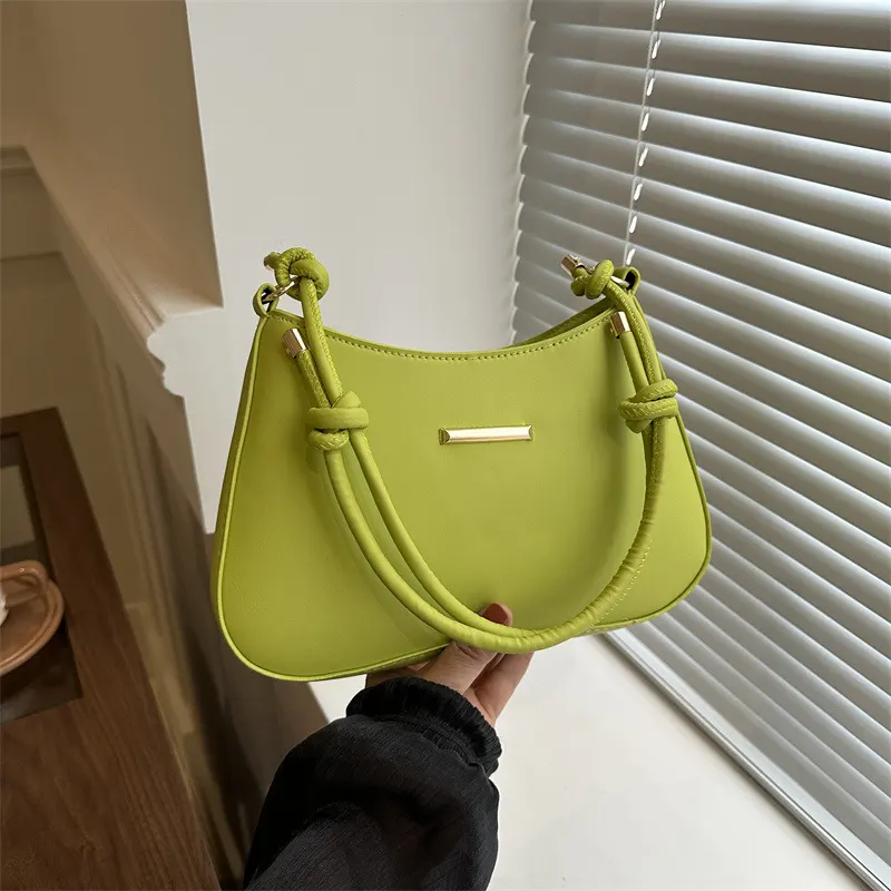 Compact Square Top-Strap Handbag