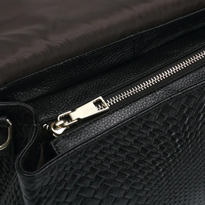 Woven Leather Crossbody Bag