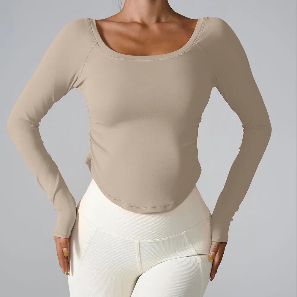 Long Sleeve Slim Fit Yoga Top
