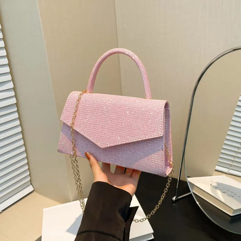 Stitched Square Shoulder Bag