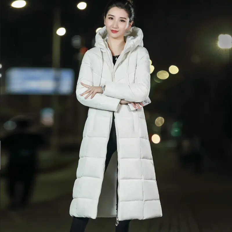 Longline Memory Fabric Padded Jacket
