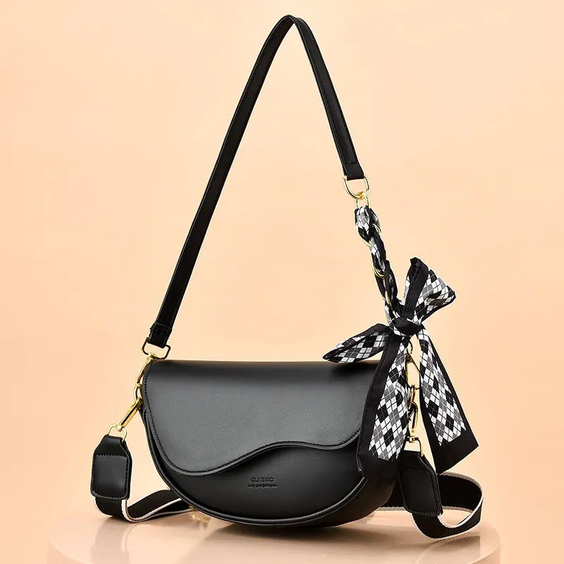 Soft PU Underarm Saddle Bag
