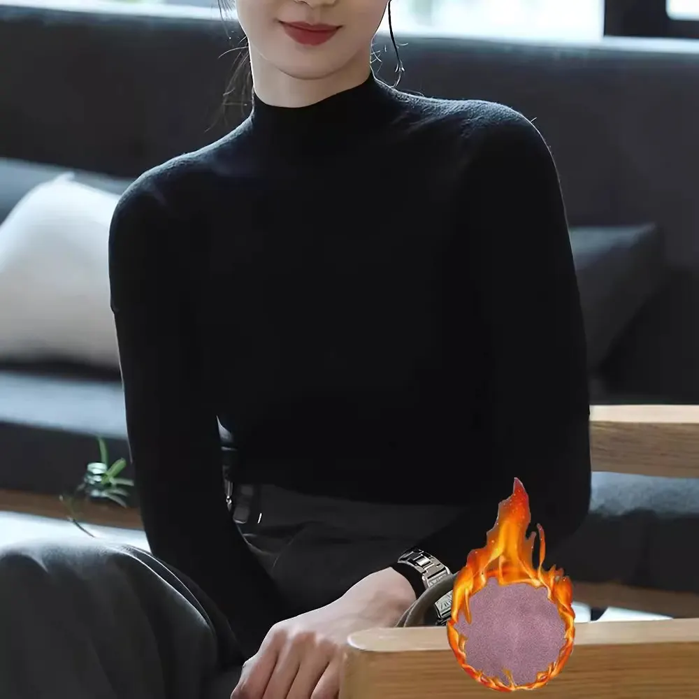 Turtleneck Thermal Base Layer Top
