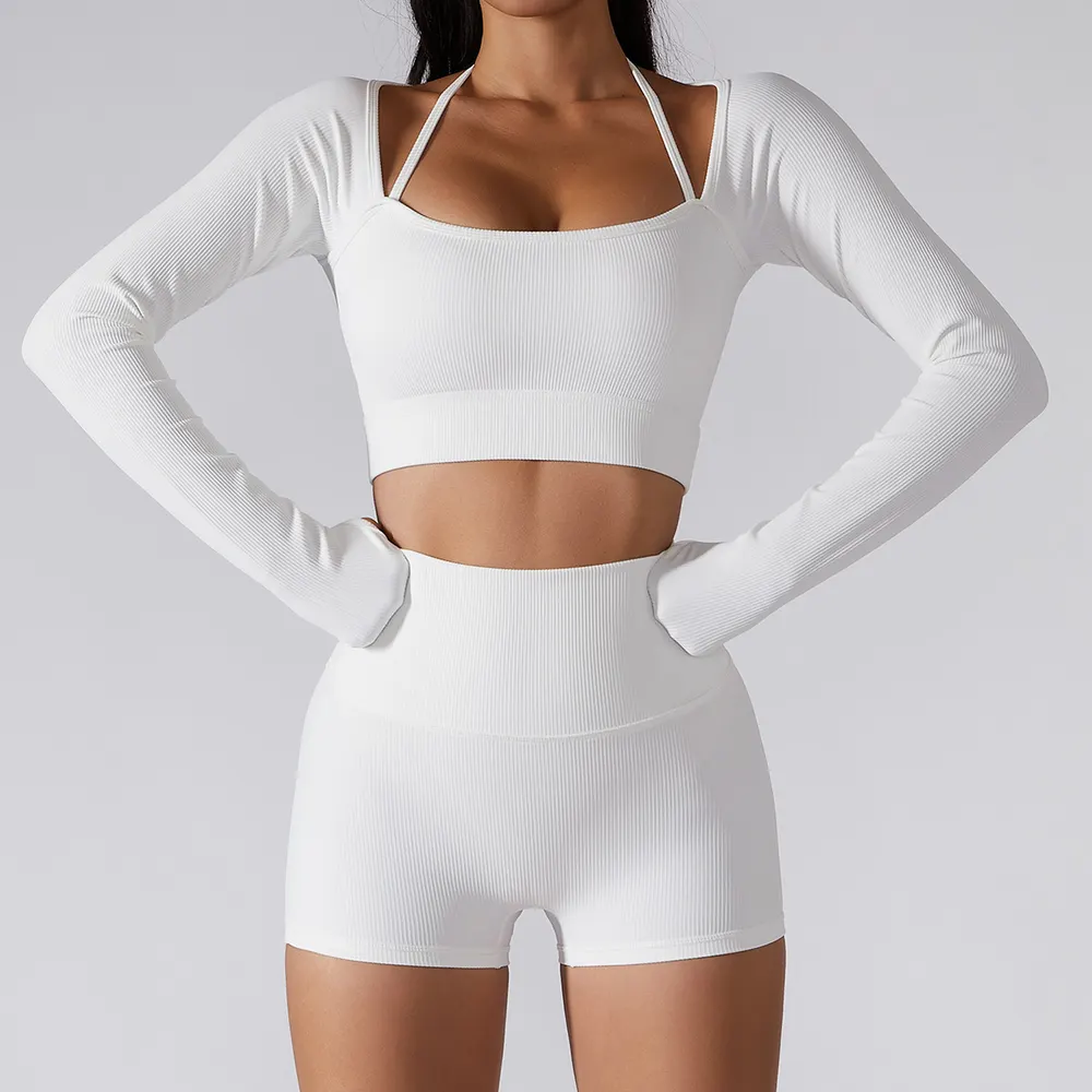 Long Sleeve Padded Sports Top