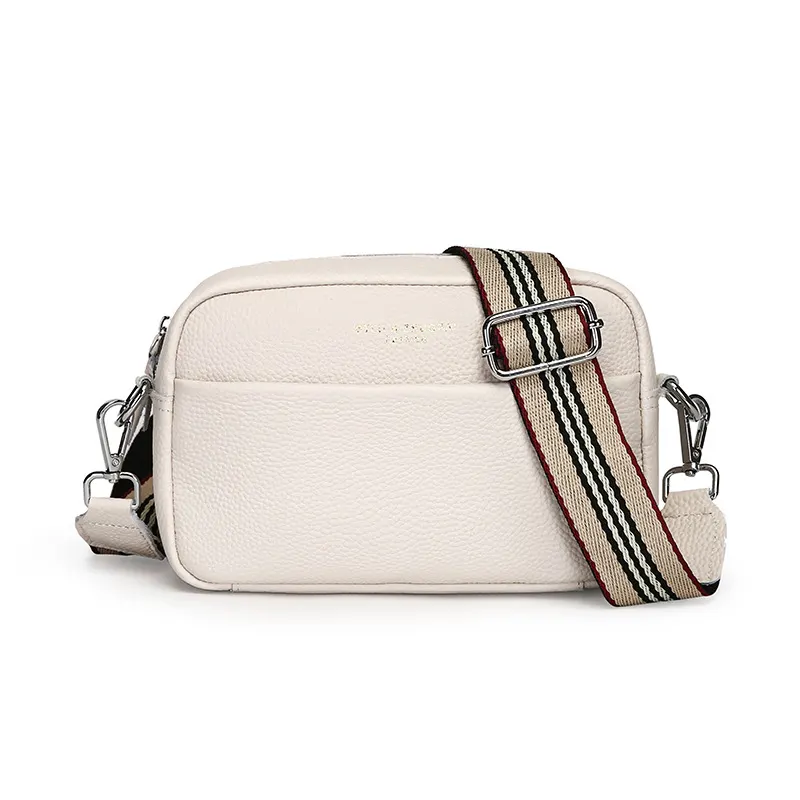 Soft Cowhide Square Shoulder Bag