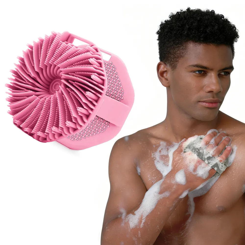 Silicone Body Scrubber with Hanging Handle