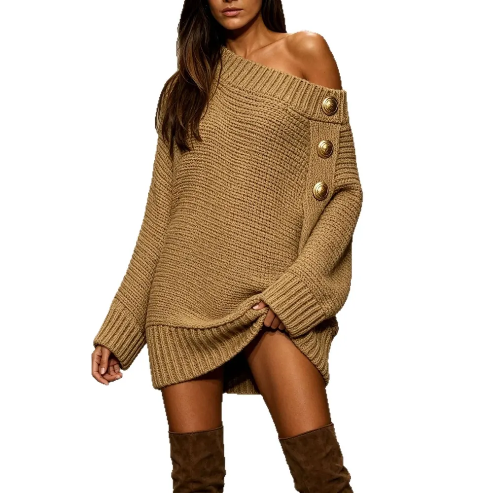Loose-Fit Knit Sweater for Women