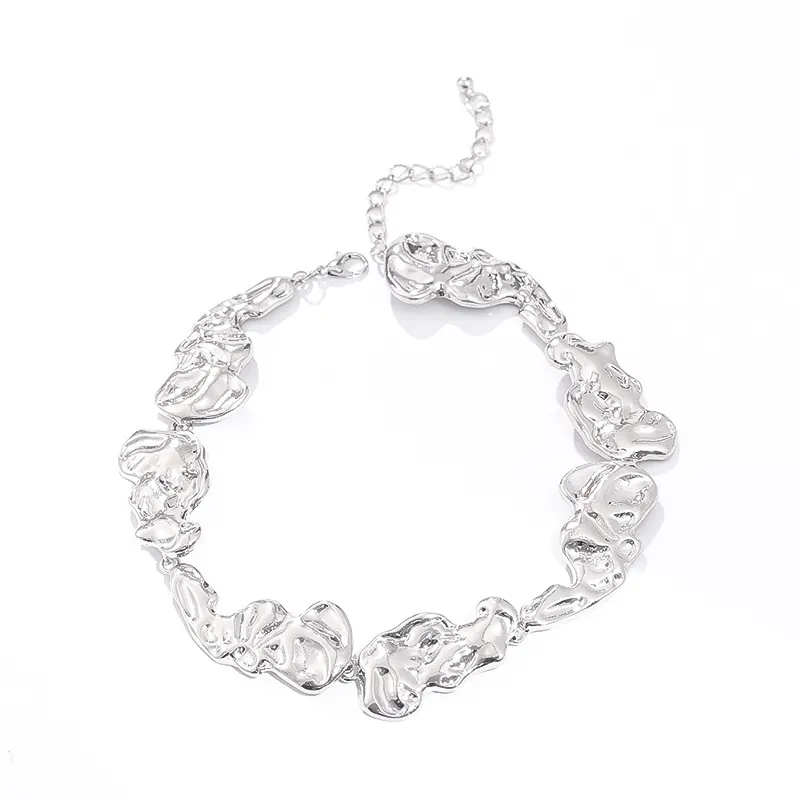 Irregular Geometric Metal Jewelry Trio