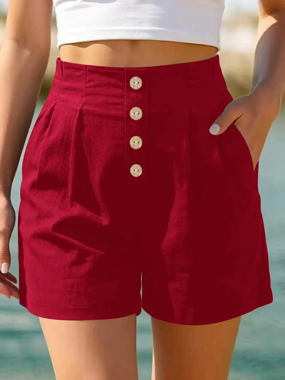 Elegant Beach Casual Shorts