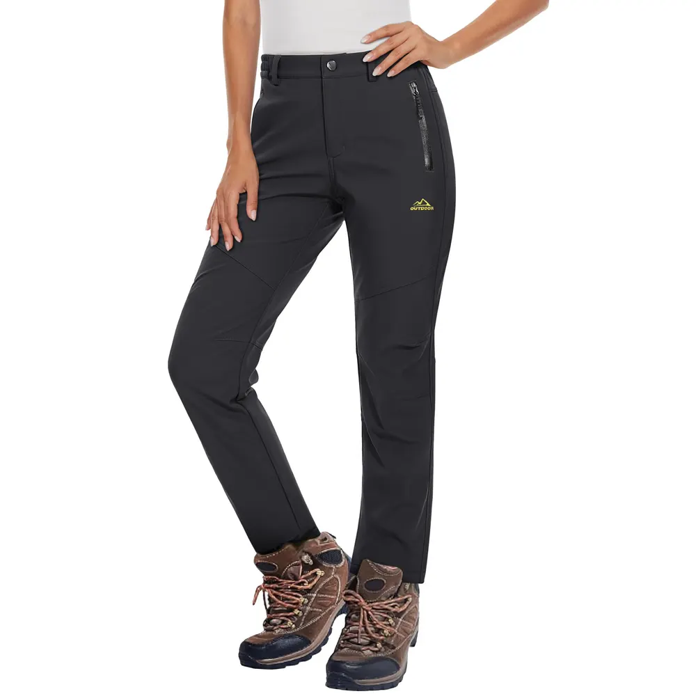 Fleece-Lined Straight Cargo Trousers