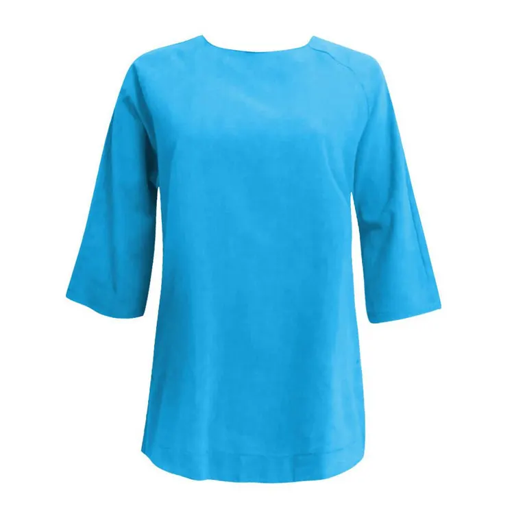 Relaxed Round-Neck Short-Sleeve Shirt