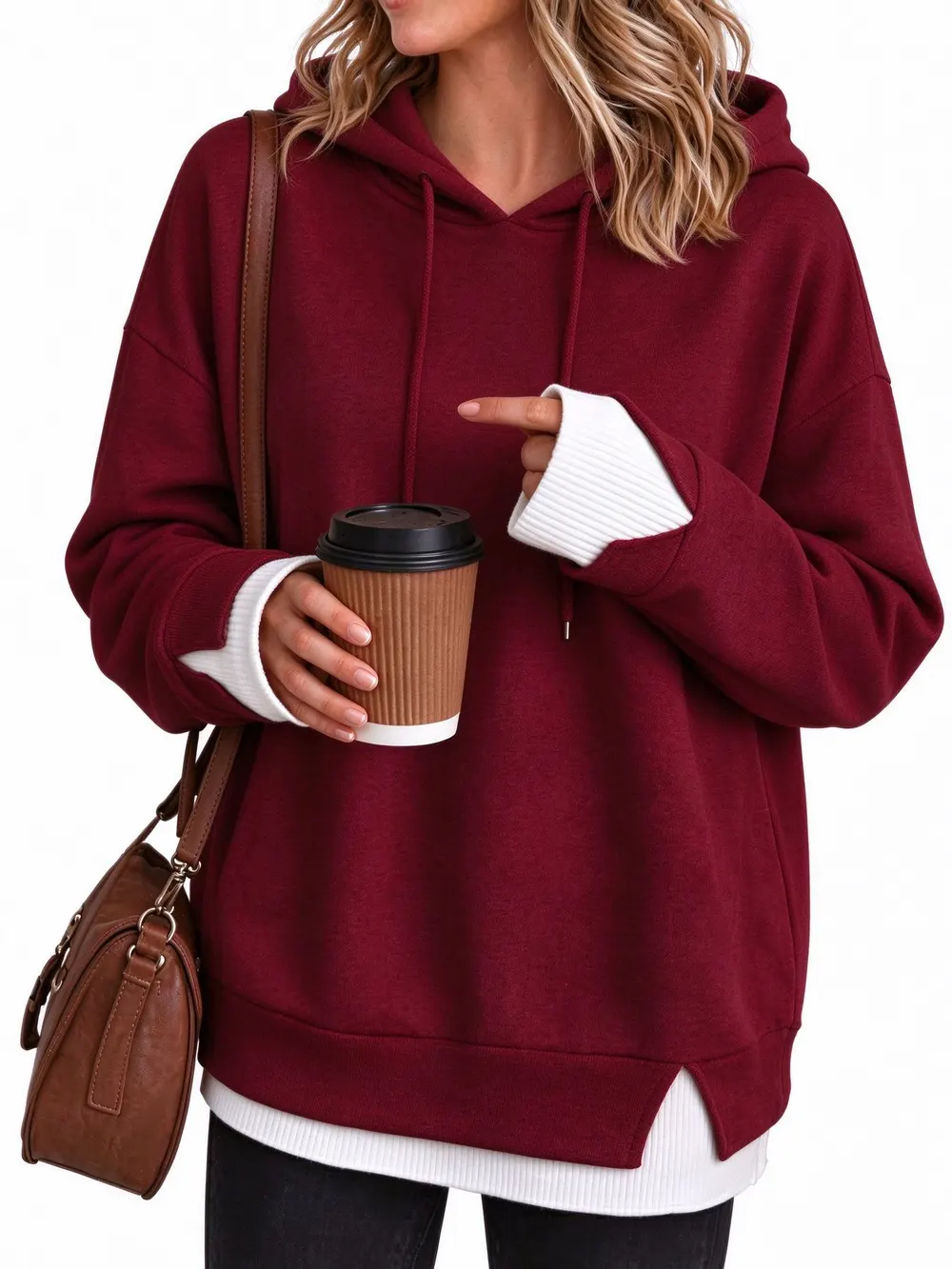 Colorblock Hoodie Sweatshirt