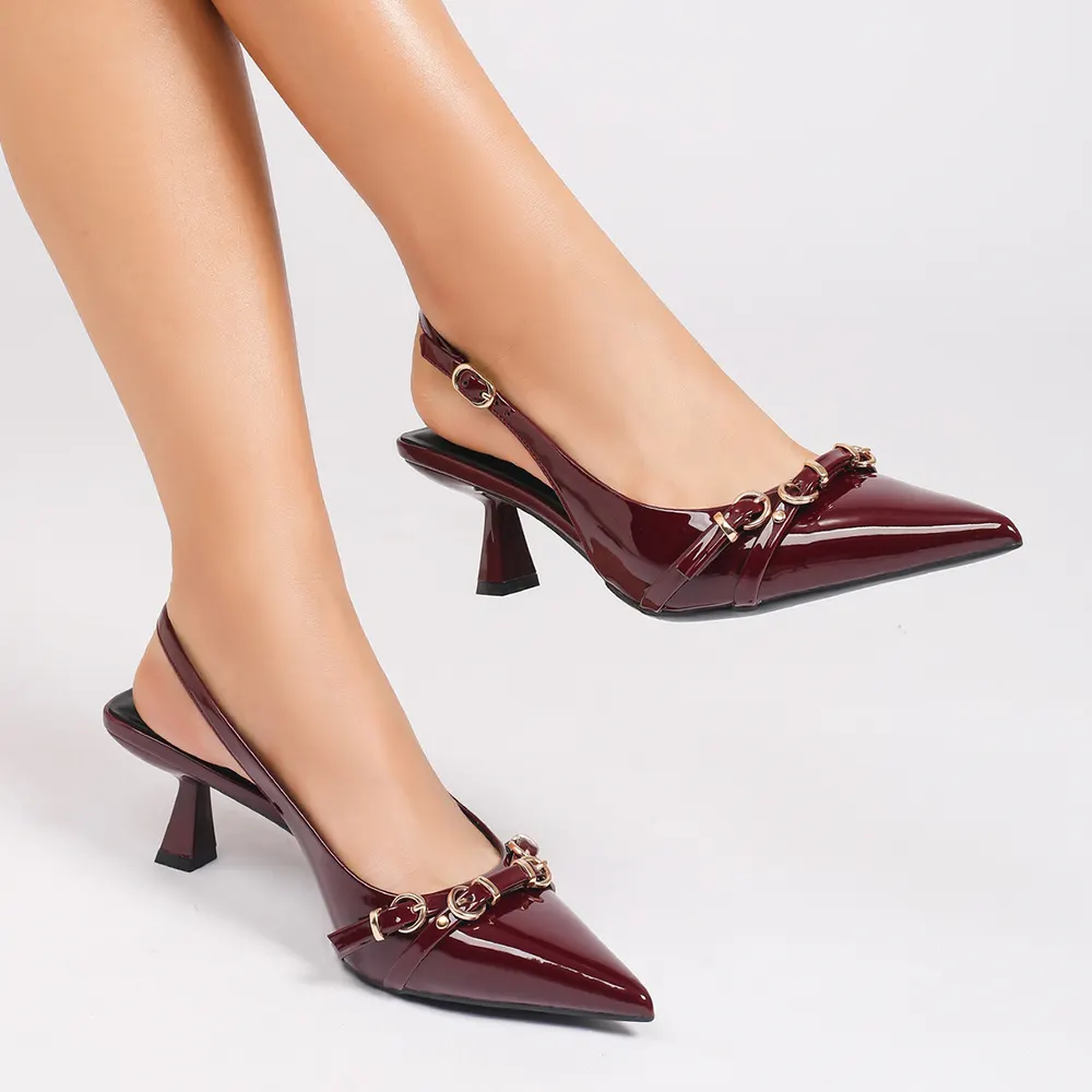Patent Leather Point-Toe Stiletto