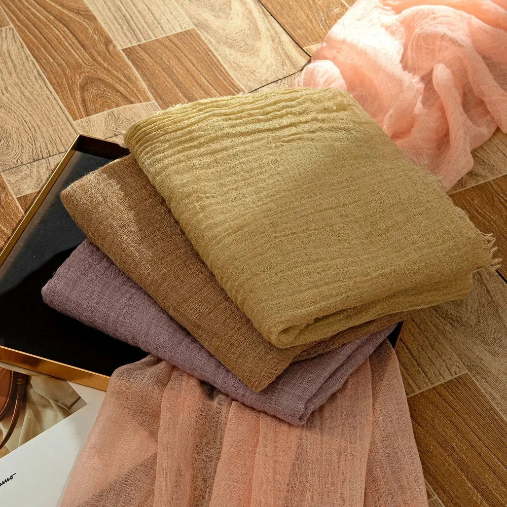 Wool Blend Solid Color Scarf