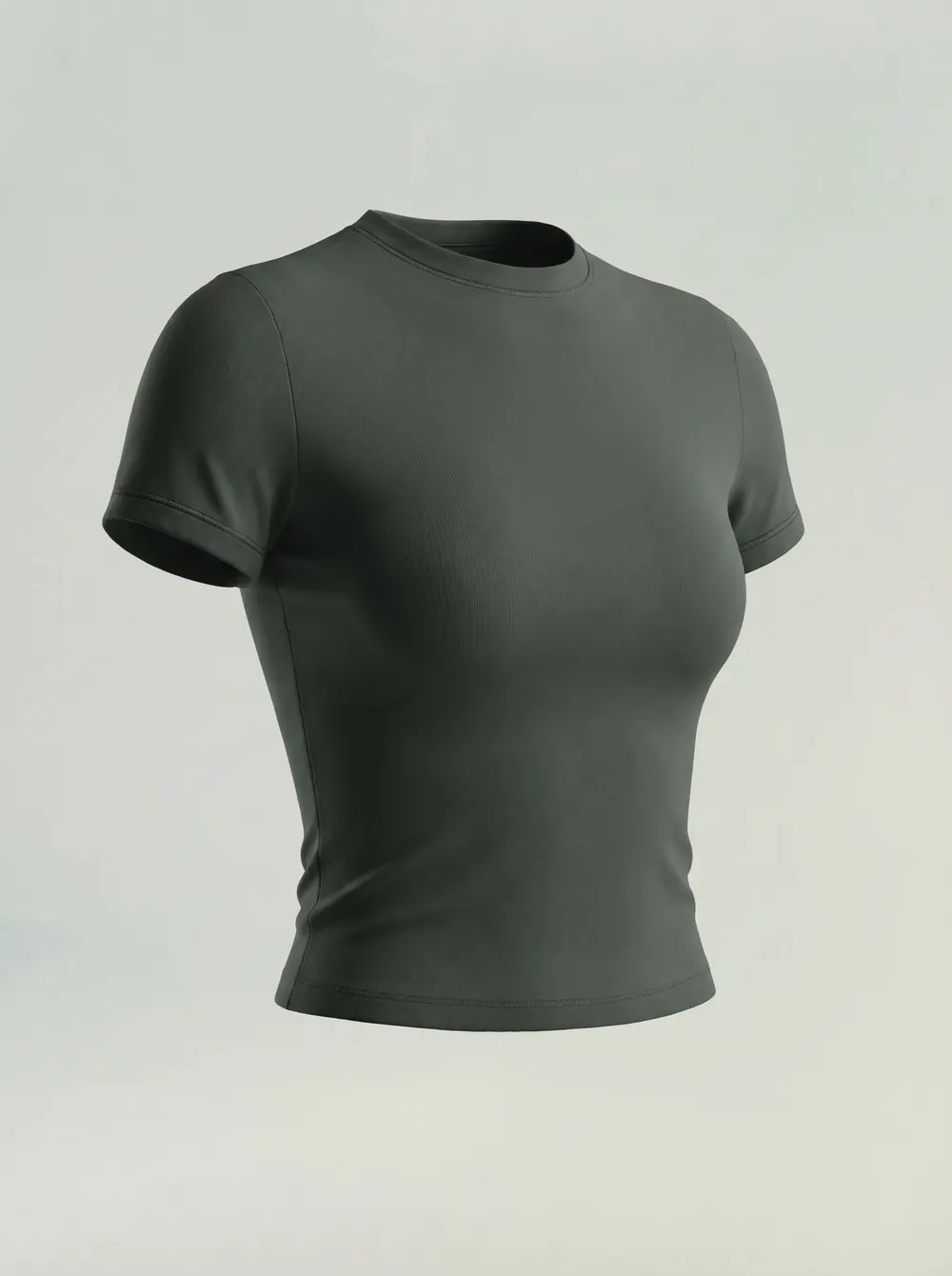 Quick-Dry Short-Sleeve Flared Yoga Set