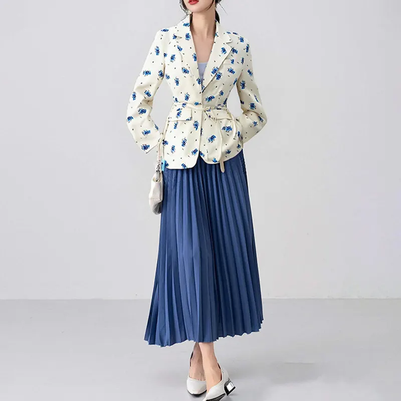 Tie-Waist V-Neck Relaxed Jacket