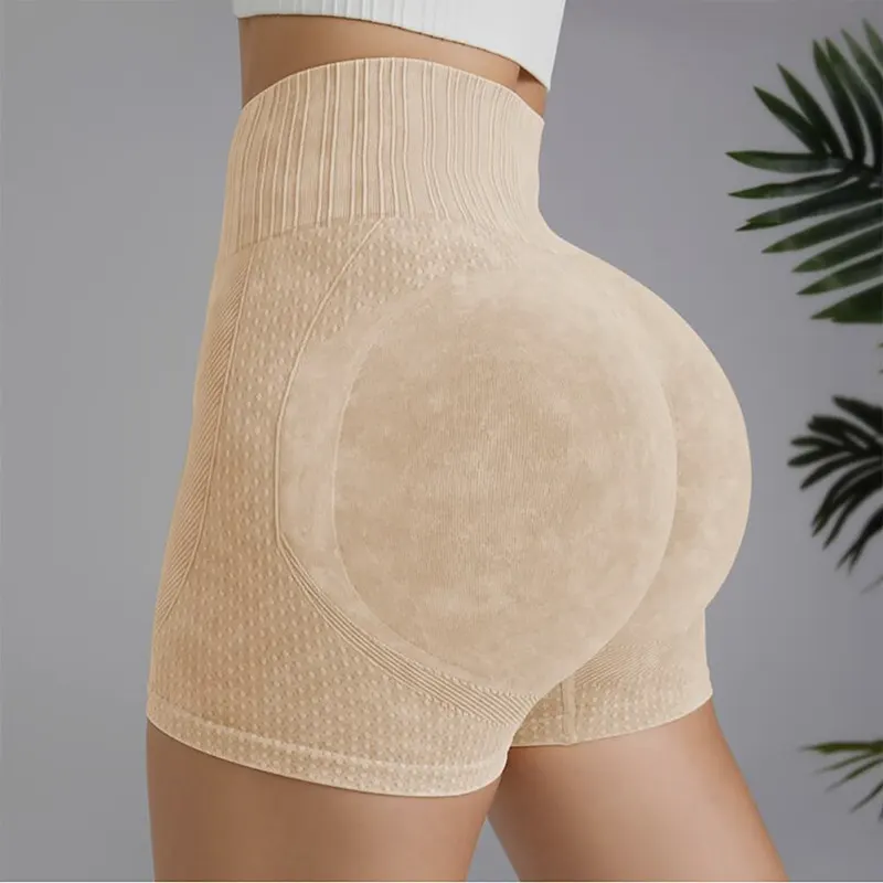 High-Waist Quick-Dry Yoga Shorts