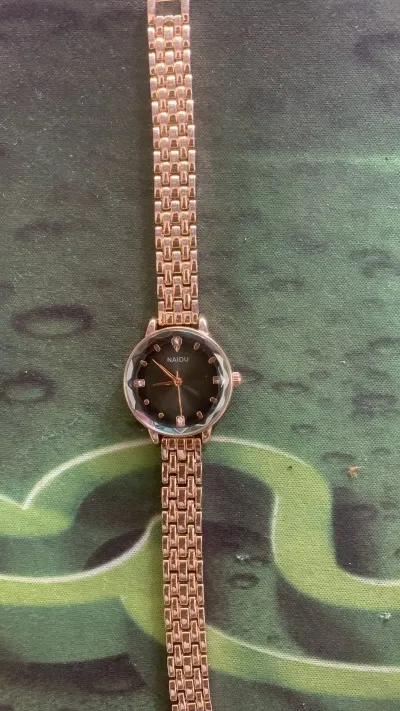 Alloy Band Quartz Watch