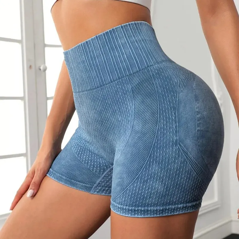 High-Waist Quick-Dry Yoga Shorts