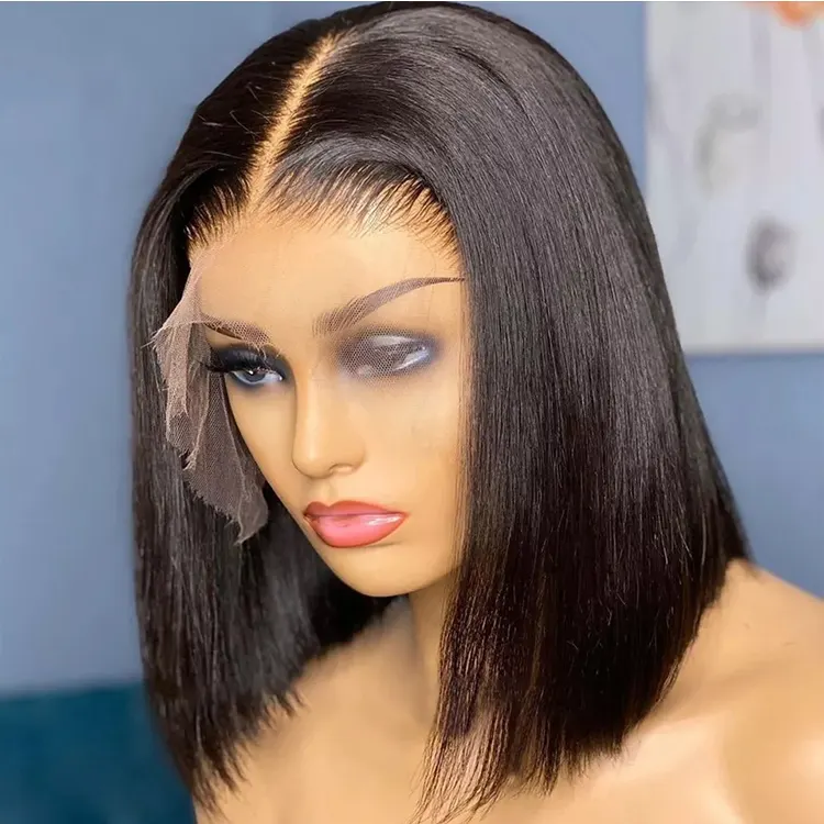 13x4 Lace Frontal Straight Bob Wig