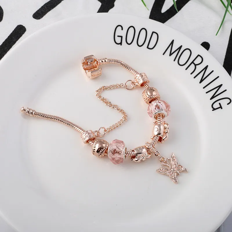 Geometric Rose Gold Plated Bracelet