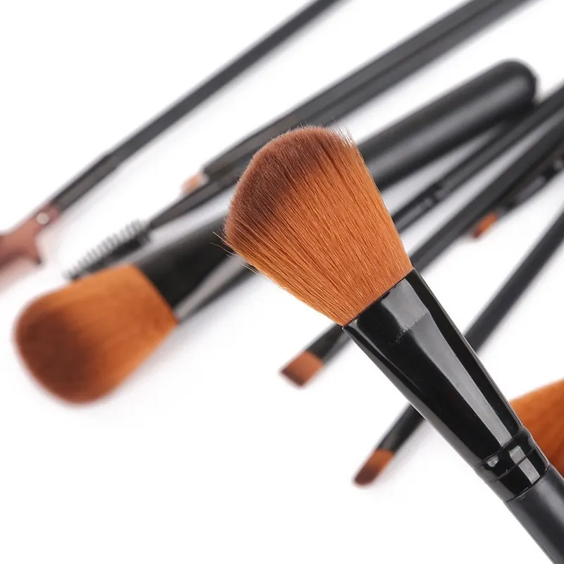 12-Piece Makeup Brush Set with Barrel Box