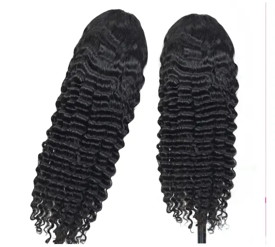 Deep Wave Human Hair Lace Frontal Wig