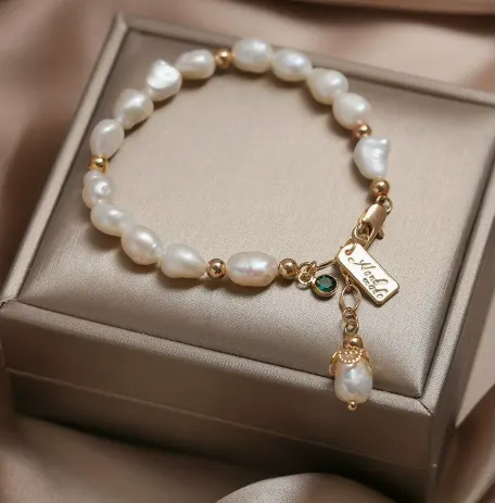 Floral Mother of Pearl Bracelet