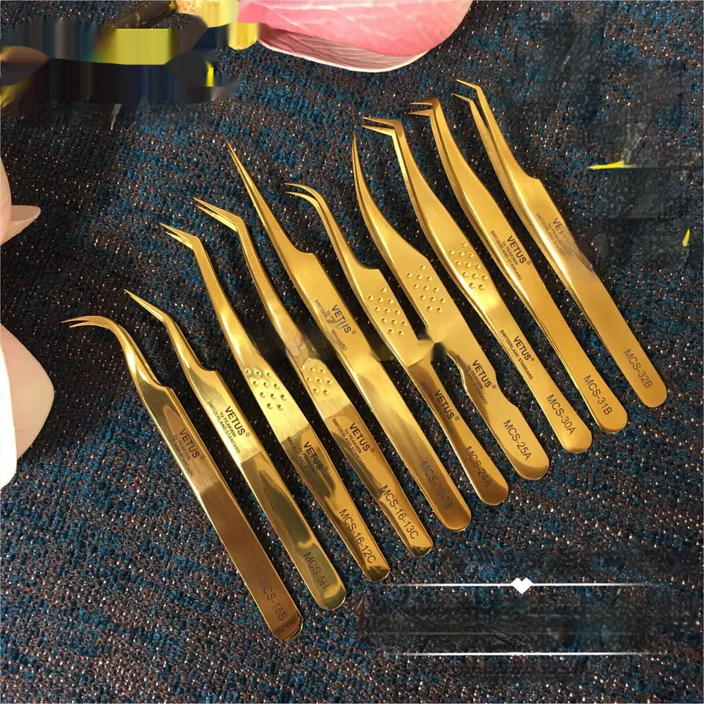 Pointed Stainless Steel Lash Tweezers