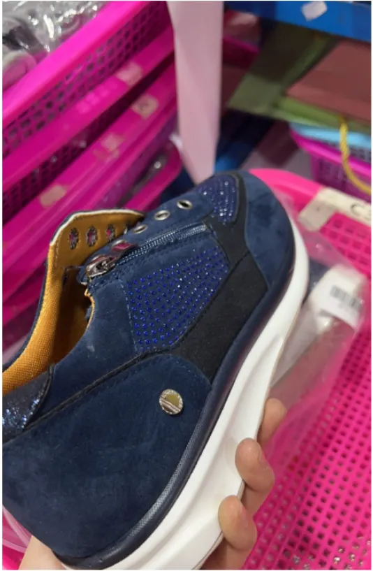Chunky Sole Side-Zip Sneakers