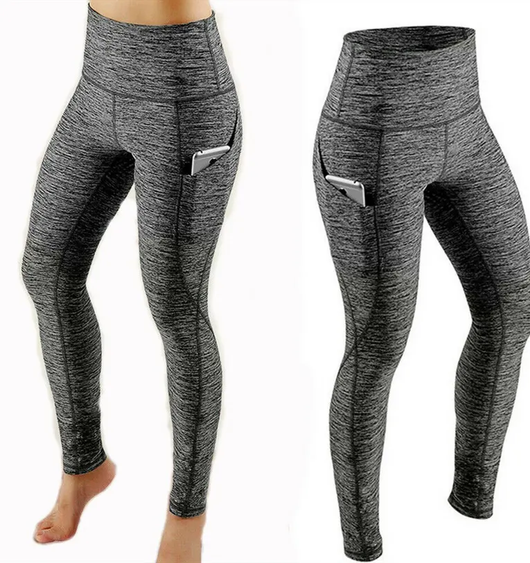 Compression Stretch Leggings with Pocket