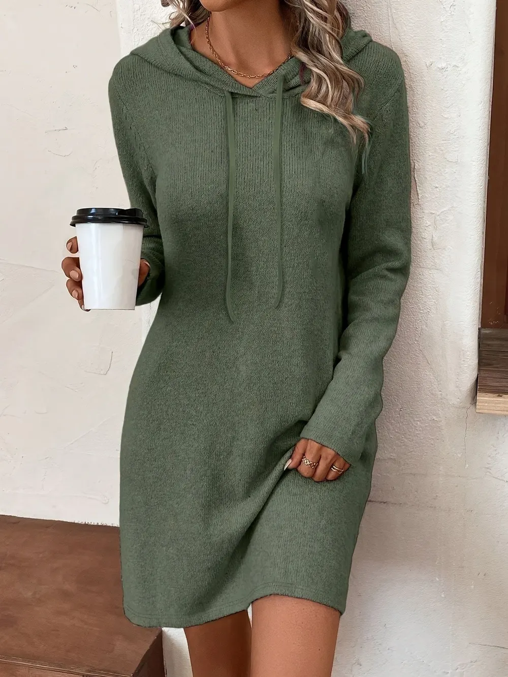Long Sleeve Waist-Shaped Dress