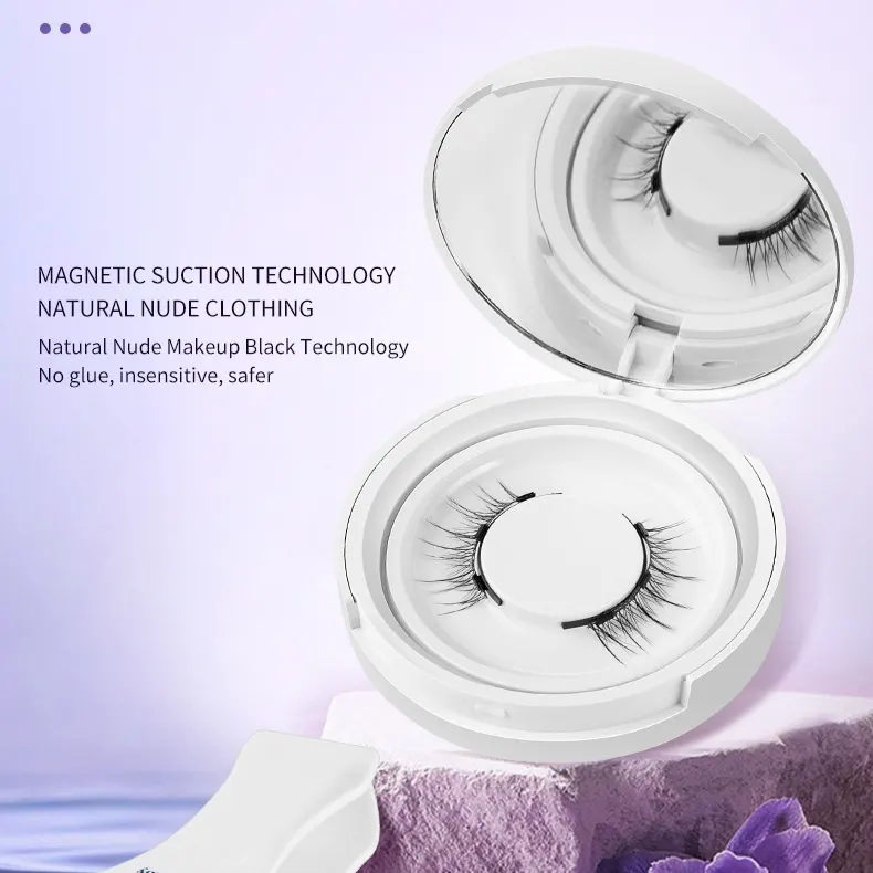 Magnetic Faux Mink Lashes with Curler
