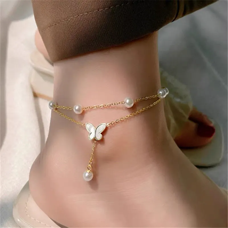 Gold Stainless Steel Anklet