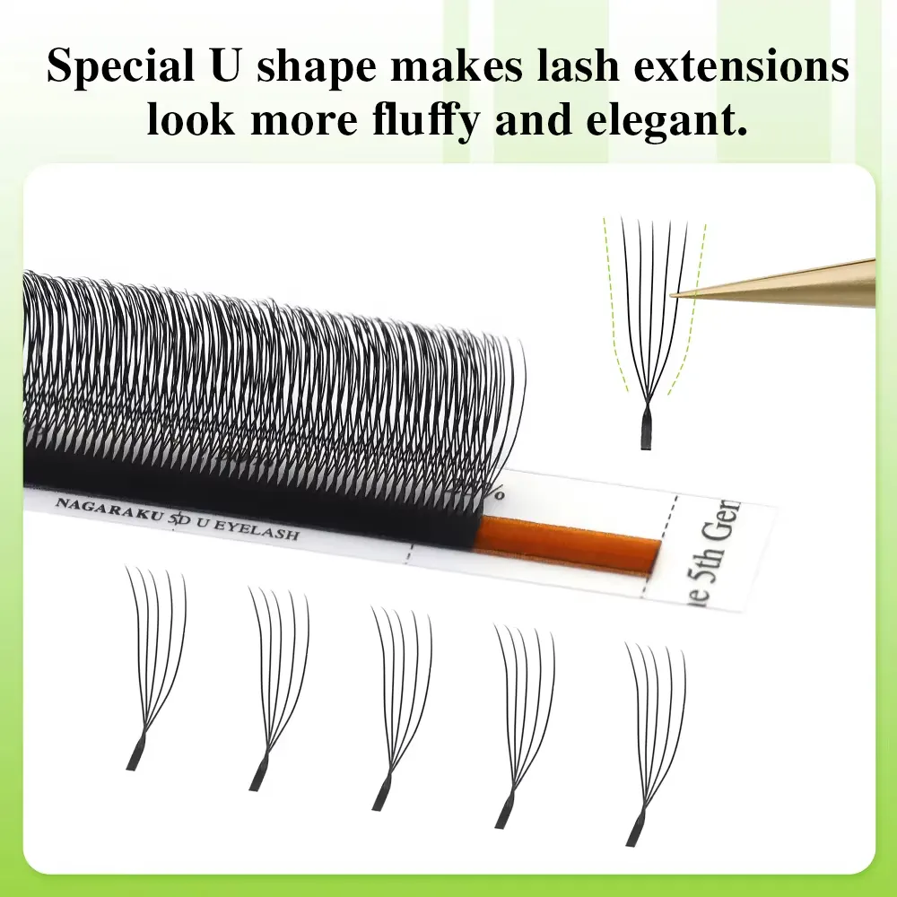 U-Shape Volume Lash Extension Trays