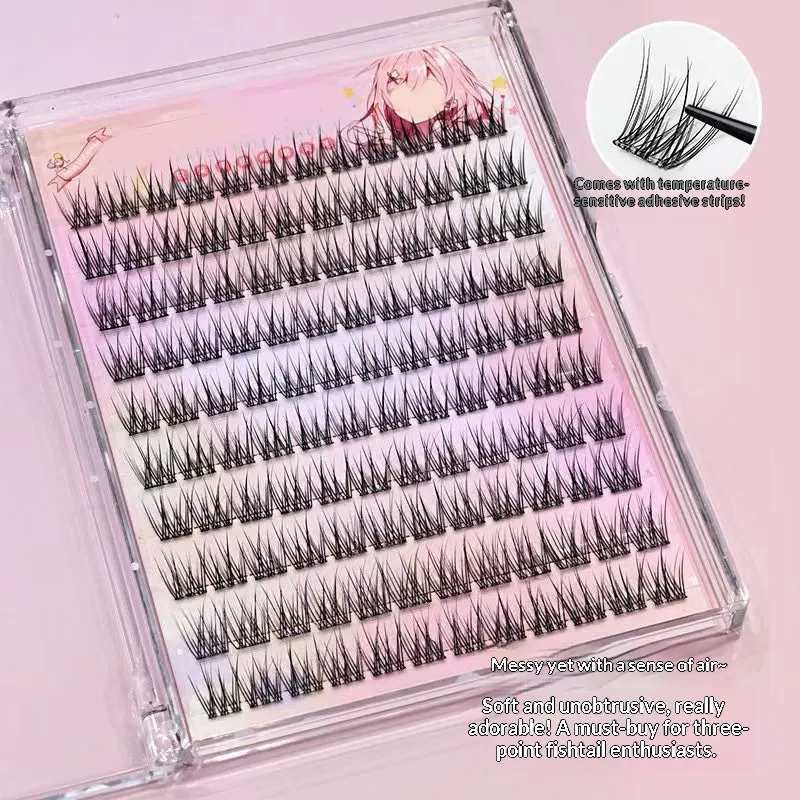 Glue-Free Fishtail Individual Lashes
