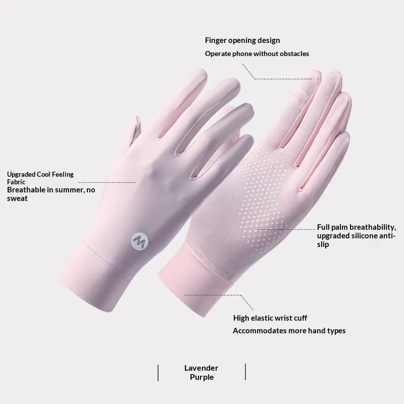 Ice Silk Sun Protection Gloves
