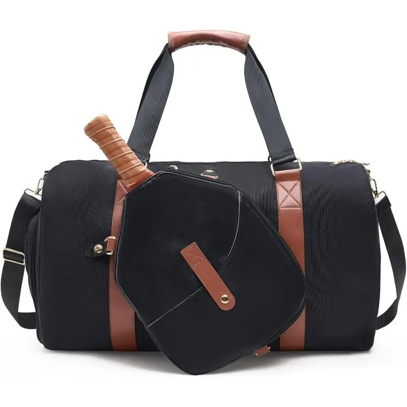 Black Nylon Court Sports Carryall