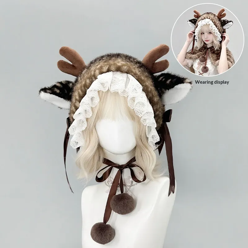 Plush Deer Ears Headband