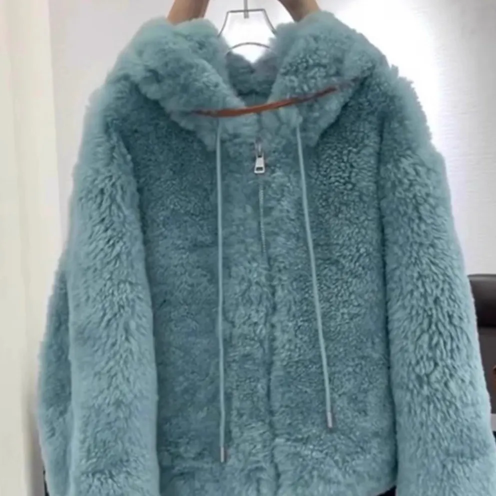 Asymmetric Patchwork Hooded Jacket