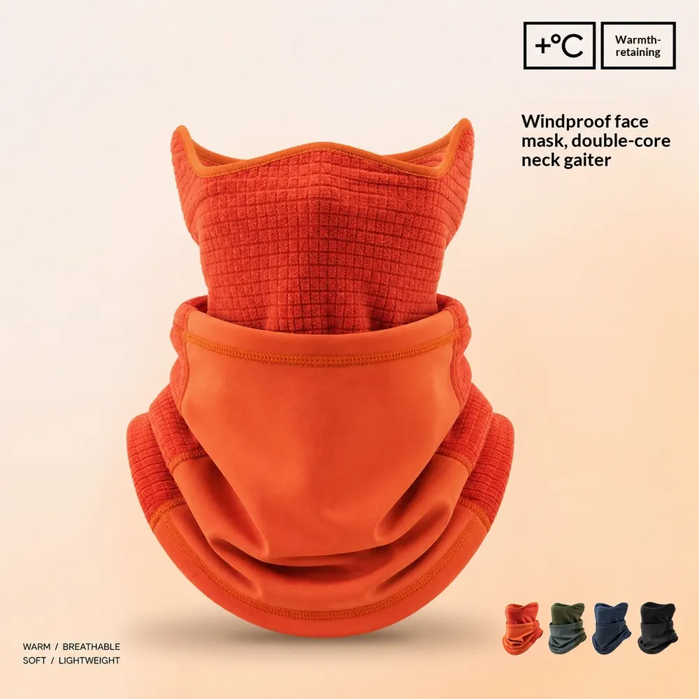 Double-Layer Windproof Cycling Face Mask