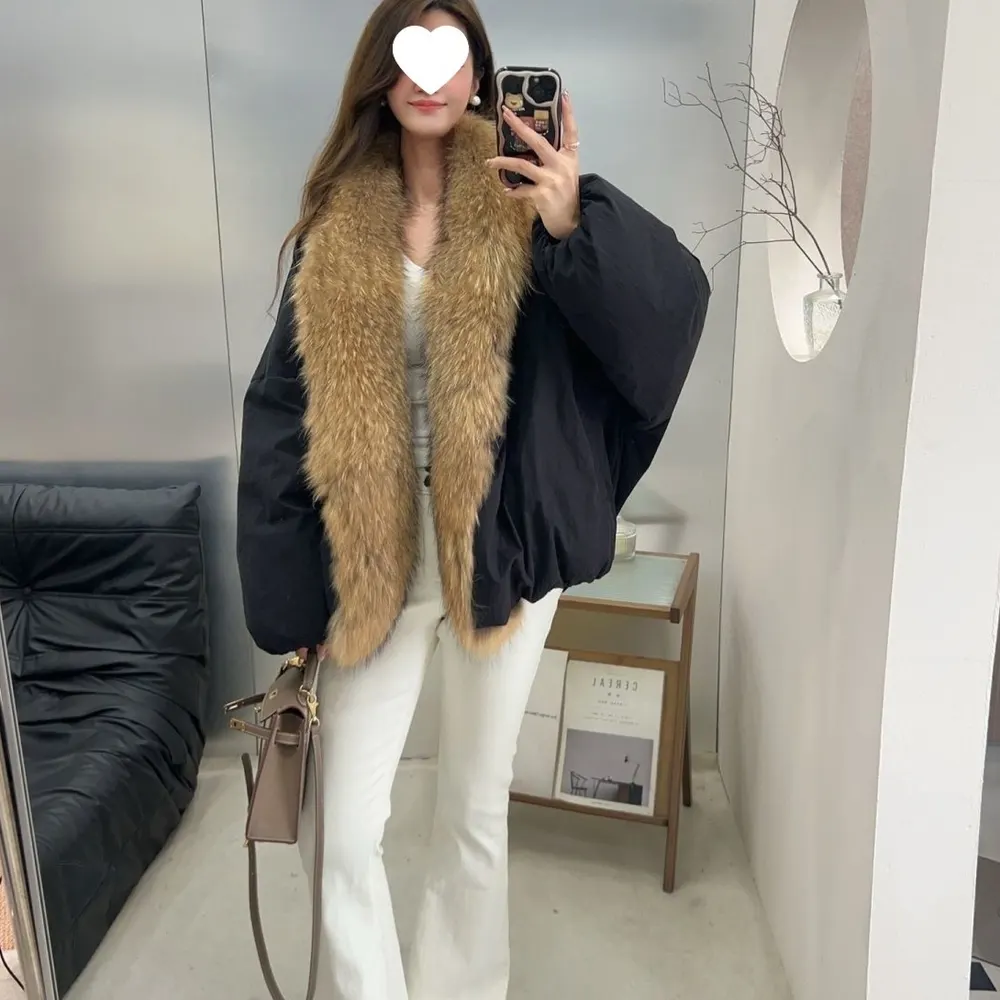 Fur Trim Padded Parka Coat