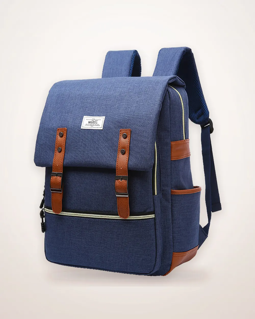 Canvas Laptop Backpack with USB Charging