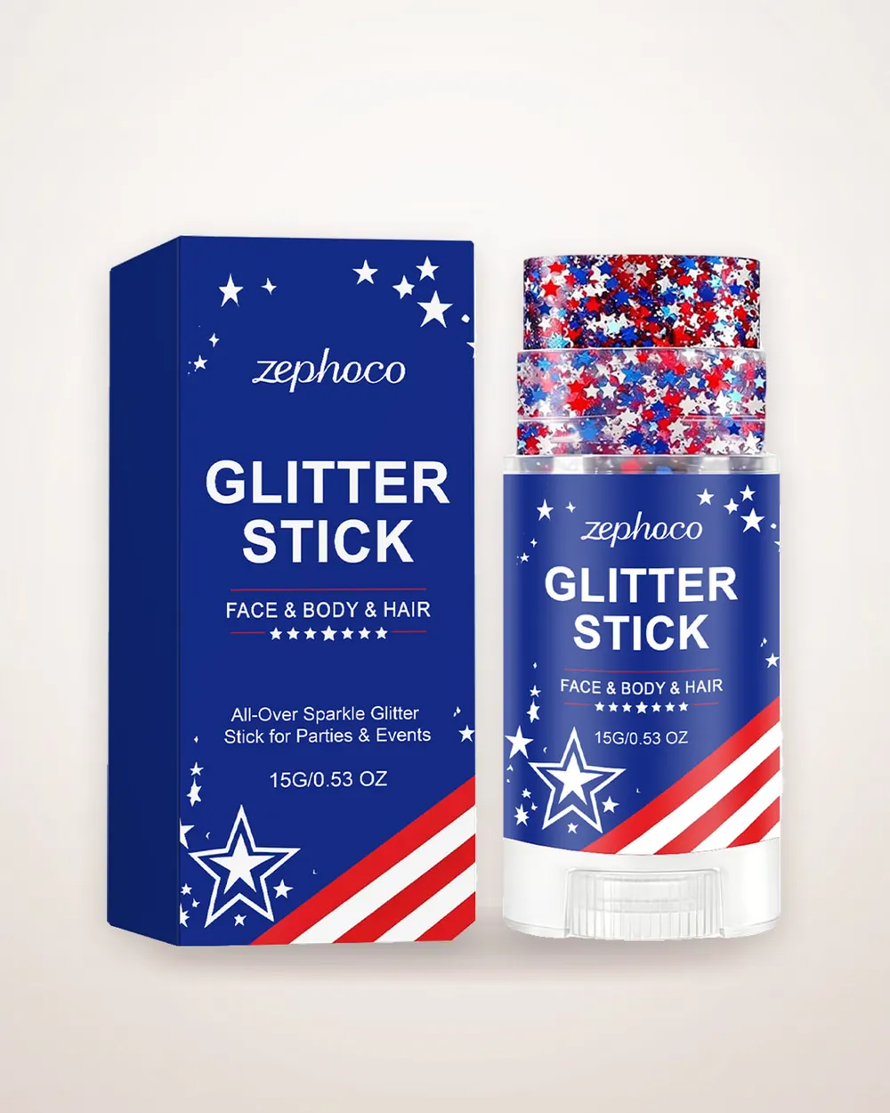 Star Glitter Makeup Stick