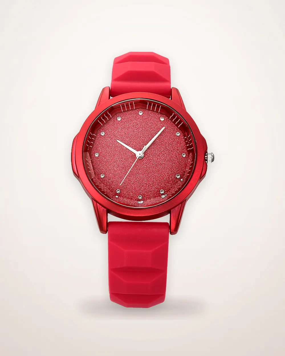 Silicone Strap Quartz Watch