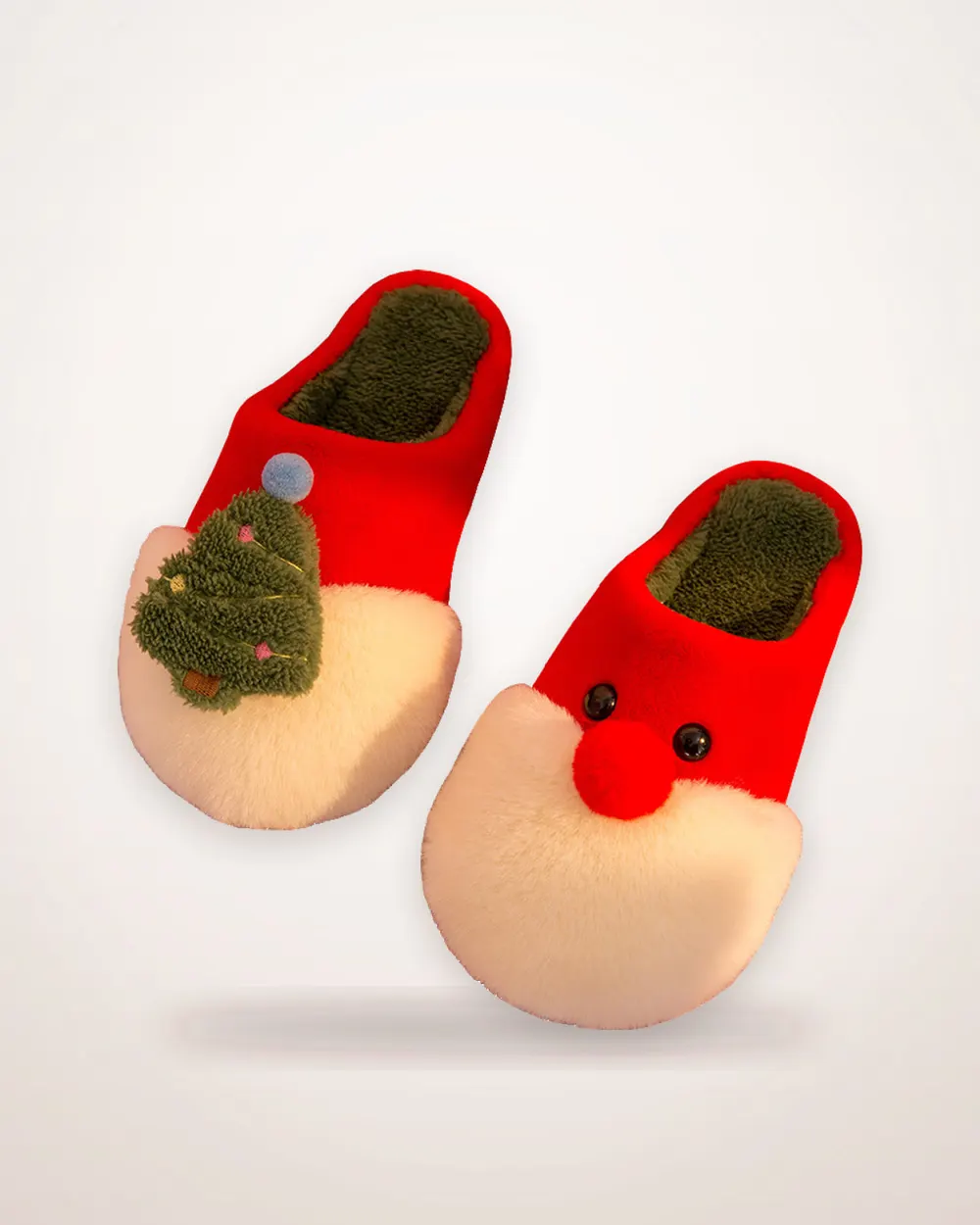 Festive Plush House Slippers