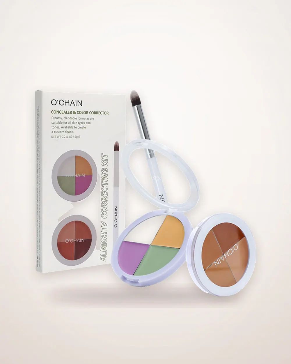 Four-Shade Waterproof Concealer Set
