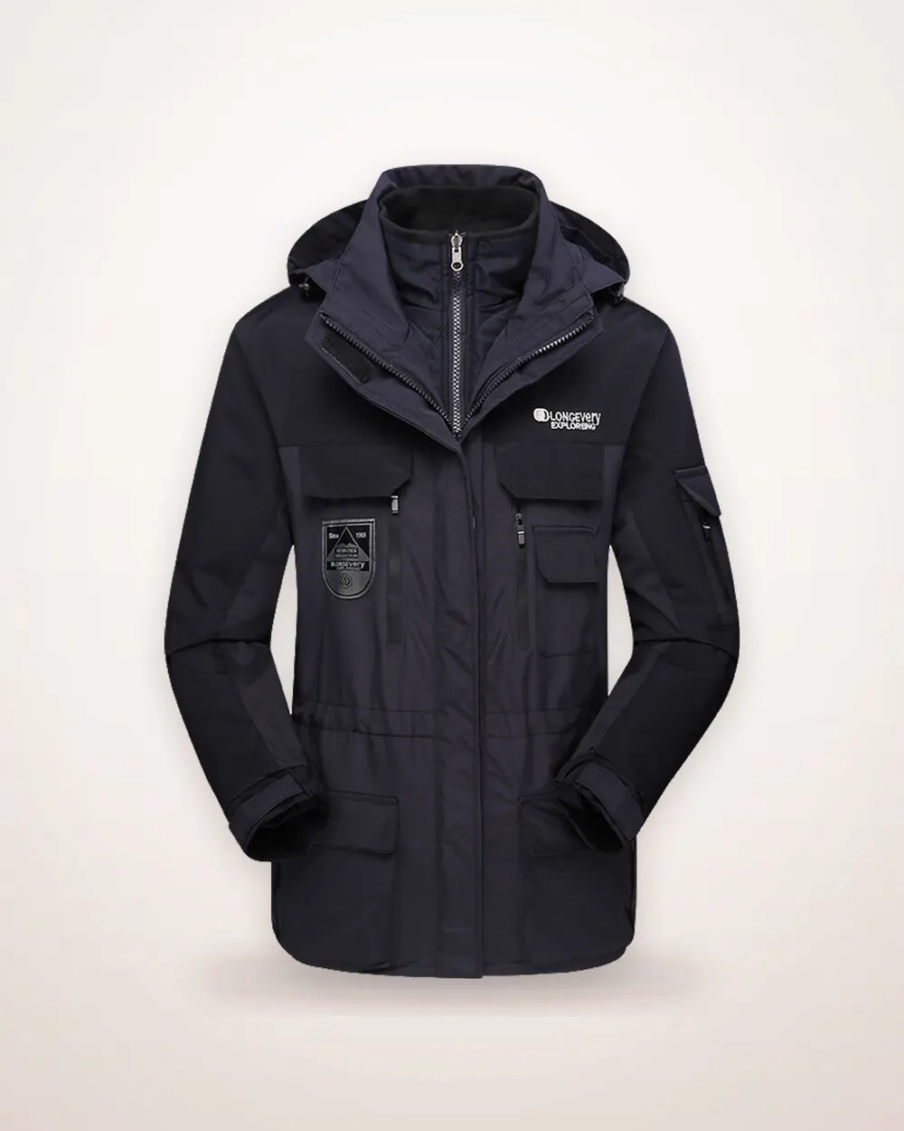 Three-in-One Jacket with Two Detachable Layers